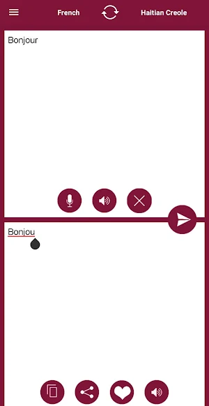 Haitian Creole - French Transl Screenshot 1