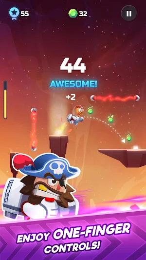 Cosmo Bounce - The craziest space rush ever! Screenshot 2