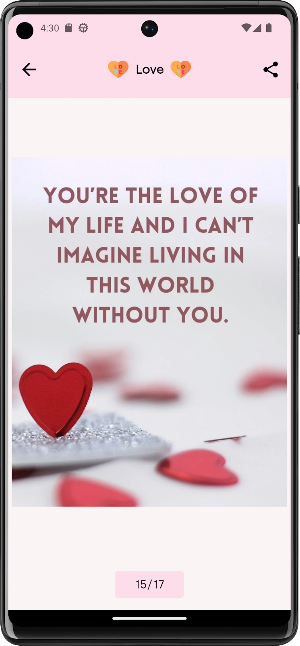 Romantic Love Messages Screenshot 3