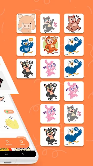 Good Bye Stickers Screenshot 2