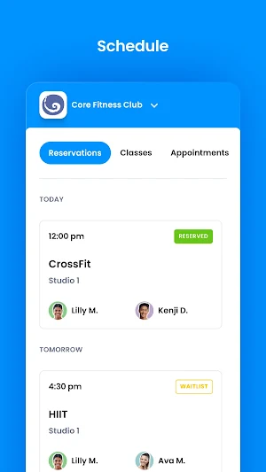 Core Fitness Club Screenshot 2