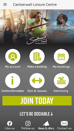 Southwark Leisure Screenshot 0