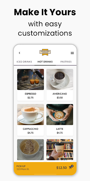 Ground Press Coffee and Books Screenshot 2