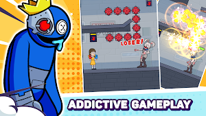 Rainbow Monster: Blue Survivor Screenshot 0