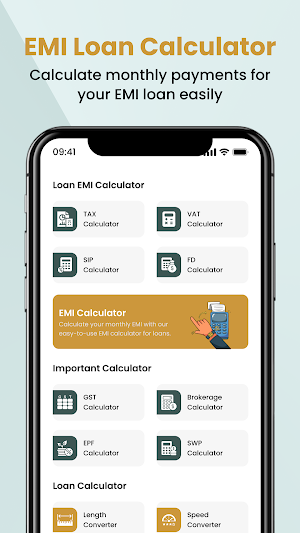 Aadhar Me EMI Loan Calculator Screenshot 0