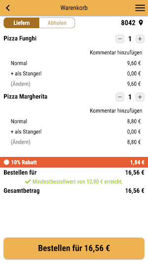 Pizzeria Volta Screenshot 1