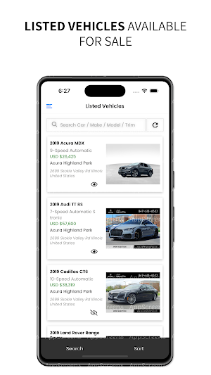 Road Dealer App Screenshot 1