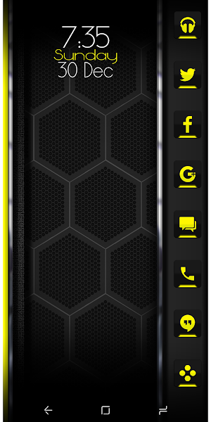Combo Yellow Dark v2 Icon Pack Screenshot 3