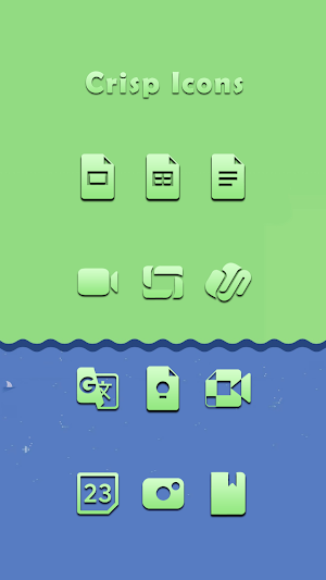 Crisp Green Icons Screenshot 1