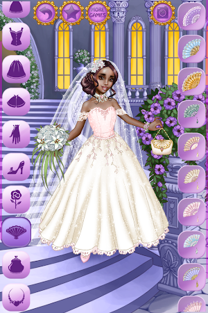 Cinderella Wedding Dress Up Screenshot 2