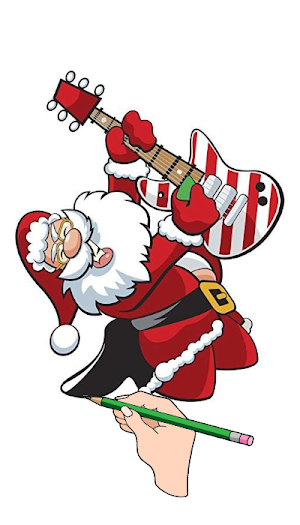 Santa claus game glitter Screenshot 3