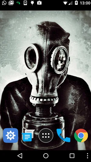 gas mask wallpaper Screenshot 0
