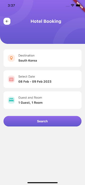 LQD - Flutter Travel App Screenshot 1