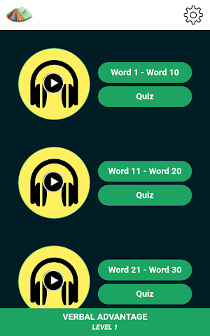 Verbal Advantage - Level 1 Screenshot 0