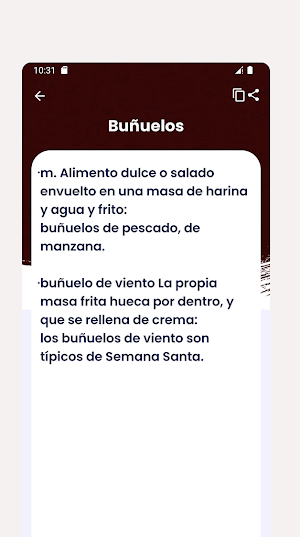 Diccionario Español Screenshot 2