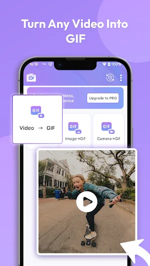 Ezy GIF Maker: Video to GIF Screenshot 0