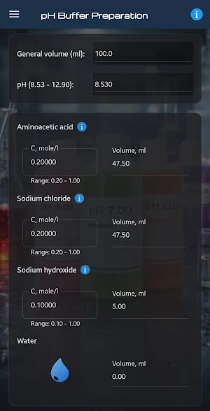 Electrolyte Equilibria Screenshot 2