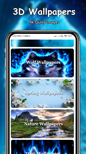 Wolf Live Wallpapers PRO Screenshot 1