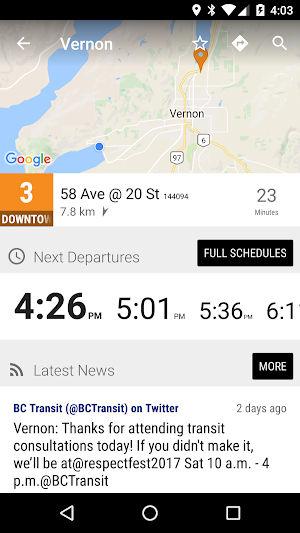 Vernon Regional TS Bus - MonT… Screenshot 1