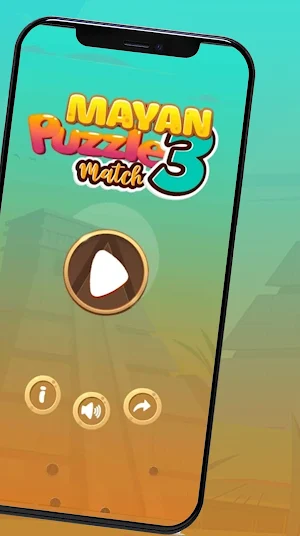 Match Three Mayan Puzzle Game Screenshot 1