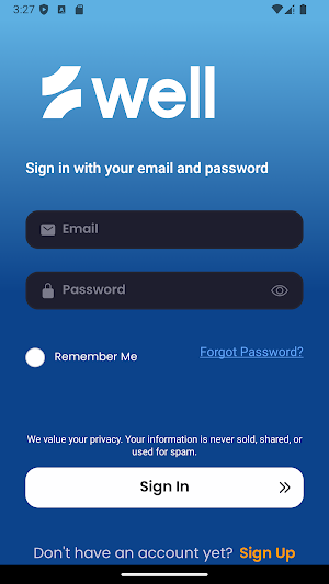 Well App Screenshot 2
