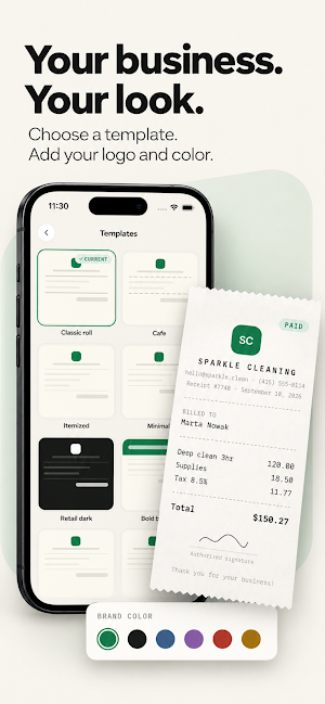 Receipt Generator: Maker & PDF Screenshot 3
