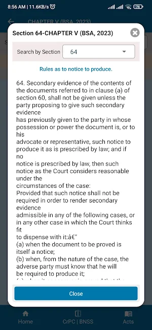 Bharatiya Sakshya Adhiniym BSA Screenshot 3