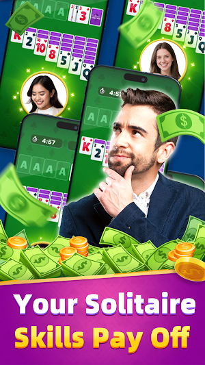 Solitaire Smash:Win Cash! Screenshot 1