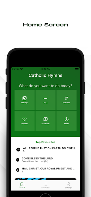 Catholic hymns book Screenshot 0