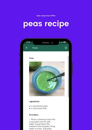 baby recipes food offline Screenshot 1