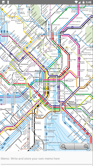 Zurich Metro Bus Tour Map Screenshot 2