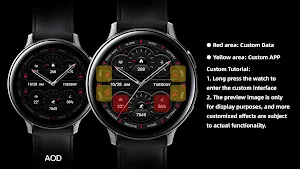Black Slightly Red ZKin Watch Screenshot 3