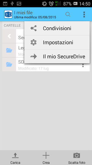 SecureDrive Mobile Screenshot 0