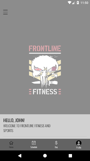 Frontline Fitness and Sports Screenshot 1