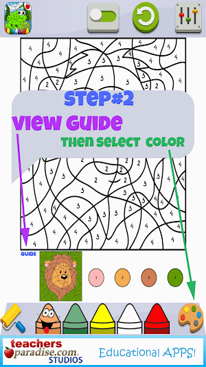 Color By Numbers Game for Kids Screenshot 3