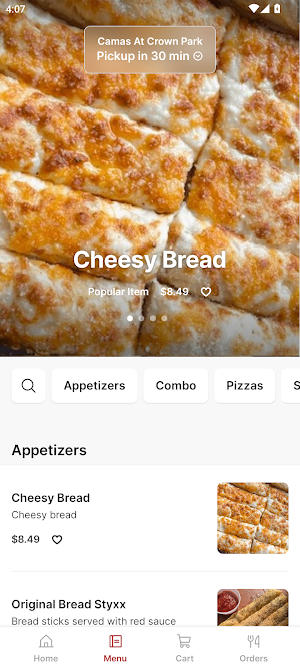 Detroit Pizza App Screenshot 1