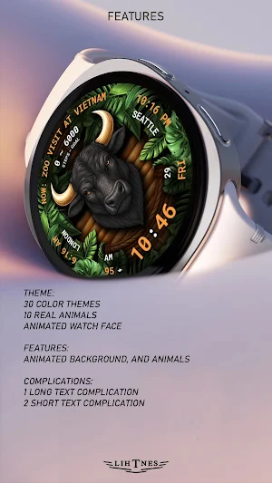 Jungle Watch Face 104 Screenshot 3