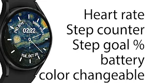 Scary night paint watch face Screenshot 3
