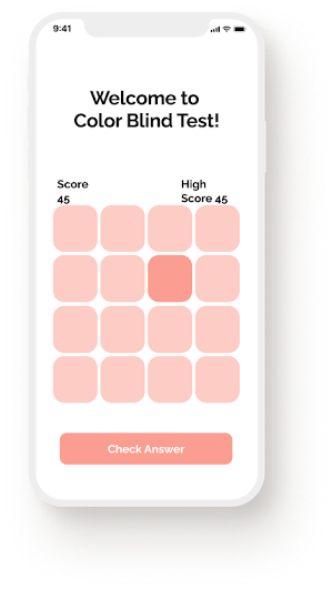 Color Blind Eye Test Screenshot 3