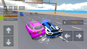 Police Car Crazy Drivers Screenshot 1