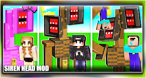 Siren Head Mod for Minecraft PE : MNPE Screenshot 3