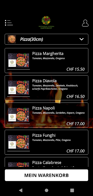 Restaurant Gartenhof Screenshot 0