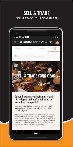 Chicago Music Exchange Screenshot 2
