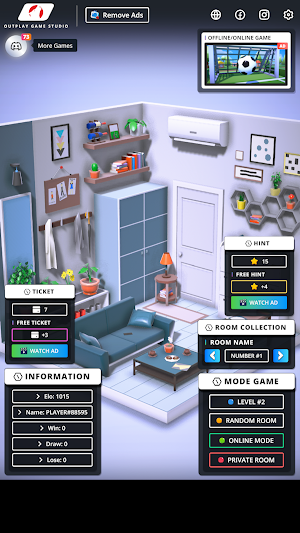 Decor House Puzzle Online Screenshot 0