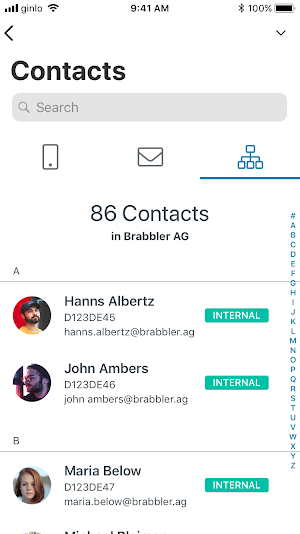 ginlo Business Messenger Screenshot 0