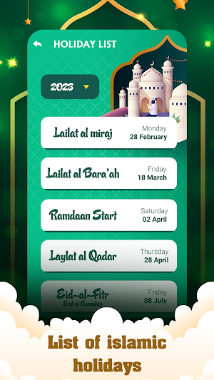 Islamic Hijri Calendar Screenshot 1