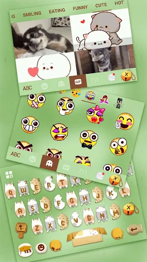 Cute Kitties Keyboard Theme Screenshot 3