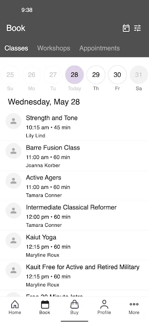Rocky Mountain Pilates & Yoga Screenshot 1