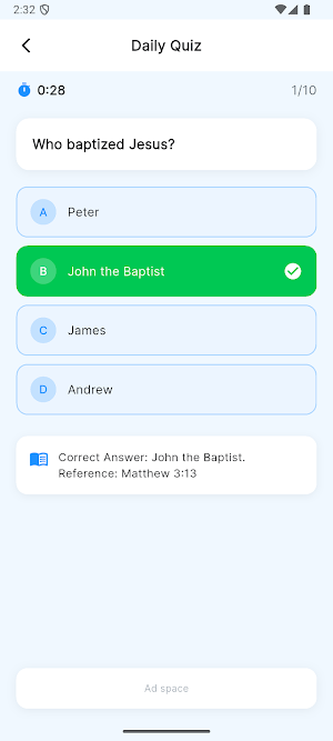 Bible Quiz Screenshot 3