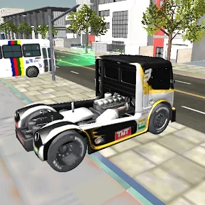 Uk city truck driving game 3d Screenshot 0